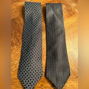 2 Tommy Hilfiger silk neck ties